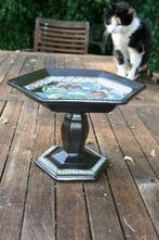 Bergen plateel schaal op hoge voet, Antiek en Kunst, Ophalen of Verzenden