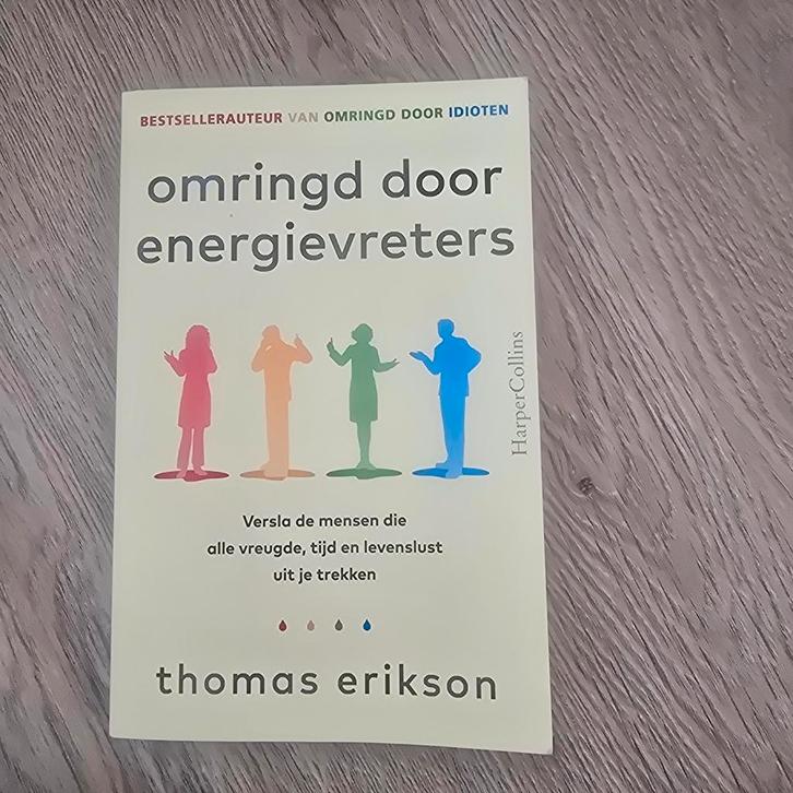 Thomas Erikson - Omringd door energievreters, Boeken, Psychologie, Zo goed als nieuw, Ontwikkelingspsychologie, Ophalen of Verzenden