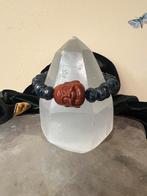 Sodaliet ojime kraal Boeddha beschermt geluk inzicht uniek, Ophalen of Verzenden, Nieuw, Blauw, Met edelsteen