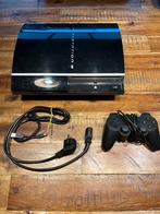 PS3 phat + spellen, Spelcomputers en Games, Spelcomputers | Sony PlayStation 3, Phat, Zo goed als nieuw, Met 1 controller, 80 GB