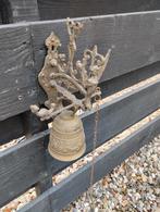 Antieke koperen Klooster bel, wandbel, kerkbel, Antiek en Kunst, Antiek | Koper en Brons, Ophalen of Verzenden