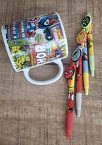 MARVEL mok en pennen. Setprijs., Ophalen of Verzenden, Nieuw