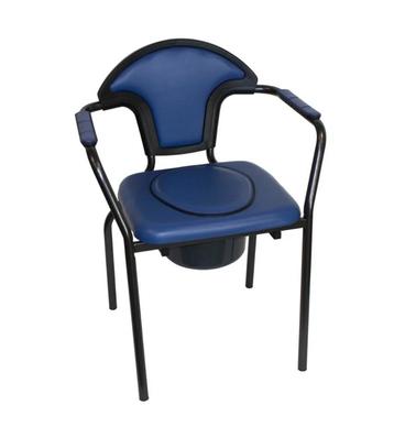 Stevige toiletstoel met zachte waterafstotende bekleding beschikbaar voor biedingen
