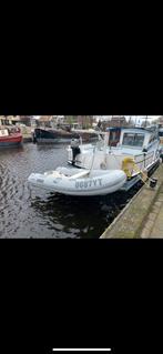Carib Hypalon RIB met 25pk Mariner, Watersport en Boten, Gebruikt, Benzine, Minder dan 70 pk, Overige materialen