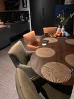 Tekoop 6 lederen stoelen, Huis en Inrichting, Ophalen of Verzenden, Zo goed als nieuw