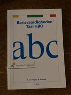 Basisvaardigheden Taal HBO - R. van Hogen, E. Rietstap, Ophalen of Verzenden, Zo goed als nieuw, HBO