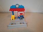 Leuke Lego Duplo Trein Station, Kinderen en Baby's, Speelgoed | Duplo en Lego, Ophalen of Verzenden, Zo goed als nieuw, Complete set