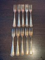 Wellner verzilverd taartvorkjes - 10 Stuks, Antiek en Kunst, Ophalen