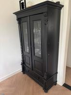 Houten kast, zwart geverfd, Ophalen