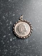 zilveren hanger 1 gulden 1957, Ophalen, Gebruikt, Overige voorstellingen, Zilver