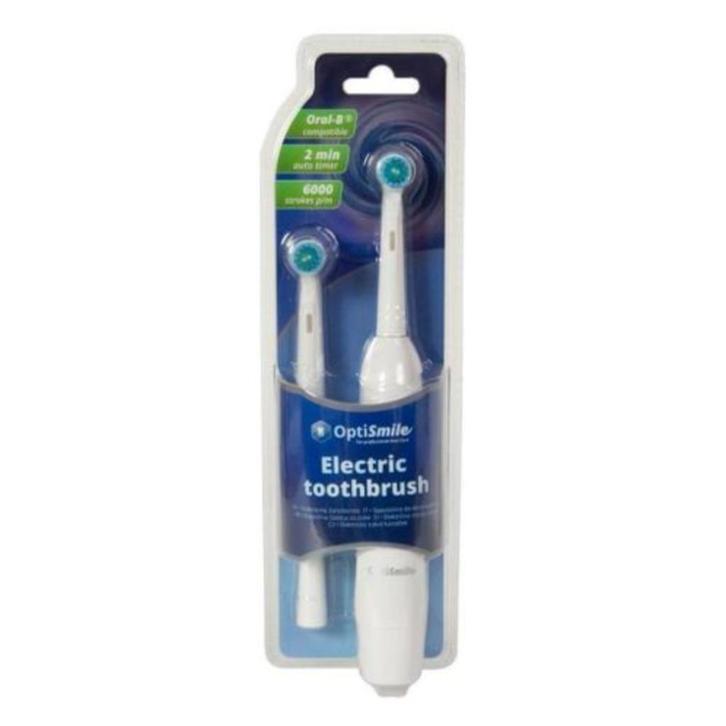 Optismile elektrische tandenborstel 3 opzetborstels Oral-B, Sieraden, Tassen en Uiterlijk, Uiterlijk | Mondverzorging, Nieuw, Tandenborstel