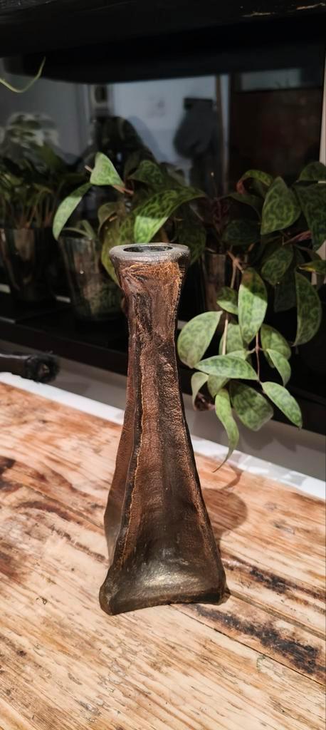 Bronzen kandelaar van Hermann Pedit, Antiek en Kunst, Antiek | Koper en Brons, Ophalen