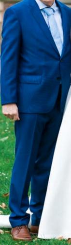 Boss kostuum, maat 52/54, blauw nieuwstaat., Kleding | Heren, Kostuums en Colberts, Ophalen of Verzenden, Zo goed als nieuw, Overige maten