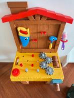 Werkbank, Bosch gereedschapskist en Toet Toet auto, Kinderen en Baby's, Speelgoed | Overig, Ophalen of Verzenden, Zo goed als nieuw