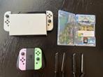 Nintendo Switch OLED, Switch OLED, Met games, Met 2 controllers, Ophalen of Verzenden