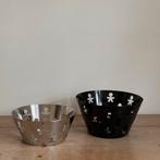 Alessi Girotondo King-Kong schalen zilver en zwart, Huis en Inrichting, Woonaccessoires | Schalen en Manden, Overige materialen