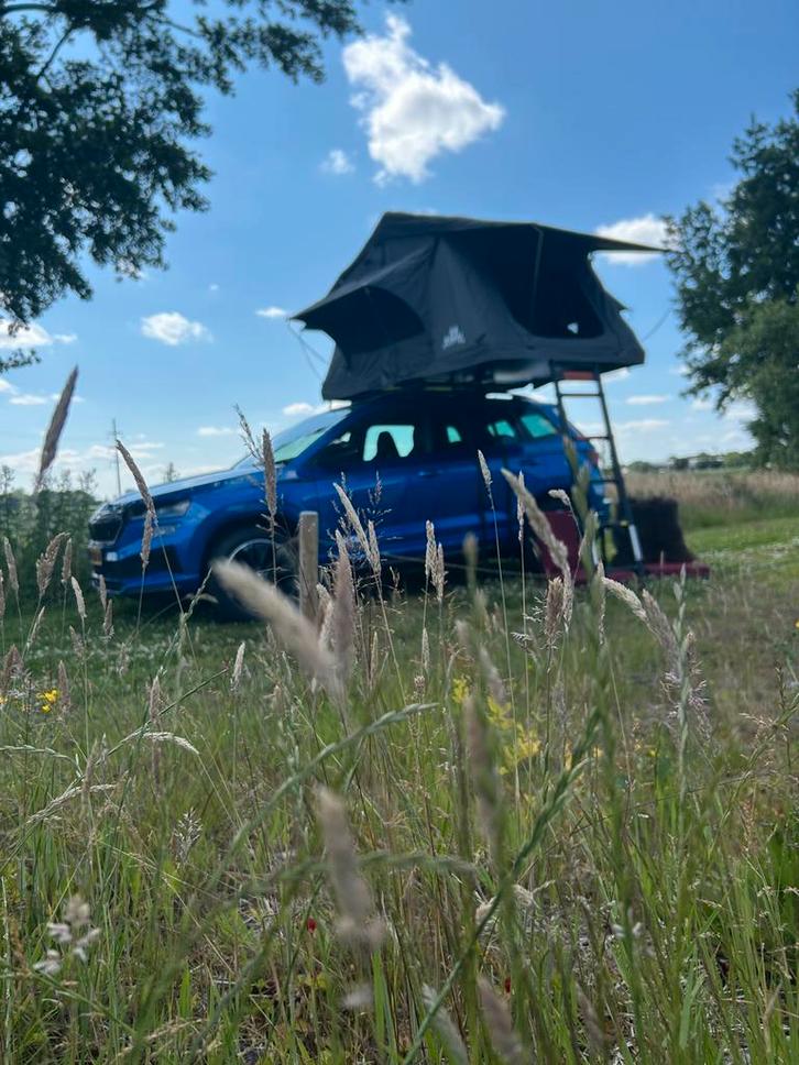 Te huur - daktent Obelink Skyfold, Caravans en Kamperen, Tenten, tot en met 2, Zo goed als nieuw, Ophalen