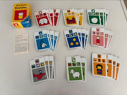 Dick Bruna Ravensburger vintage kwartet spel gebruikte staat, Verzamelen, Speelkaarten, Jokers en Kwartetten, Gebruikt, Kwartet(ten)