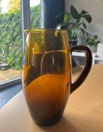 Antieke Spaanse waterkaraf bruin rookglas, Antiek en Kunst, Ophalen