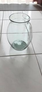 GlazenVaas  H28 cm heel lichtgroen bloemsierkunst winke, Ophalen, Zo goed als nieuw