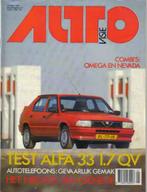 Autovisie 6 1987 : Alfa Romeo 33 1.7 QV - Mercedes Benz SL, Gelezen, Algemeen, Ophalen of Verzenden, Autovisie