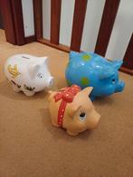 3 mooie spaarvarkens, Verzamelen, Spaarpotten, Ophalen of Verzenden, Zo goed als nieuw