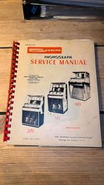 Seeburg model 201, 161 en 101 service manual, Ophalen of Verzenden, Zo goed als nieuw, 1950 tot 1960, Seeburg