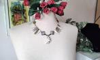 Exclusief & Uniek Ketting Citrien Zoetwater Parel ZIlver, Bruin, Nieuw, Ophalen of Verzenden, Steen of Mineraal