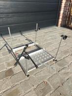 Visplateau + hengel houders + 3 leefnet houders, Ophalen, Gebruikt, Overige typen