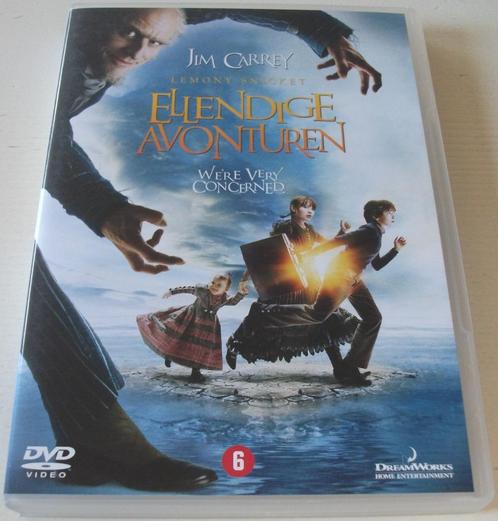 Dvd *** ELLENDIGE AVONTUREN *** Lemony Snicket, Cd's en Dvd's, Dvd's | Kinderen en Jeugd, Zo goed als nieuw, Film, Avontuur, Vanaf 6 jaar