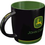 John Deere tractor logo zwart reclame mok koffie beker, Verzamelen, Merken en Reclamevoorwerpen, Info@deconoord.nl, Gebruiksvoorwerp