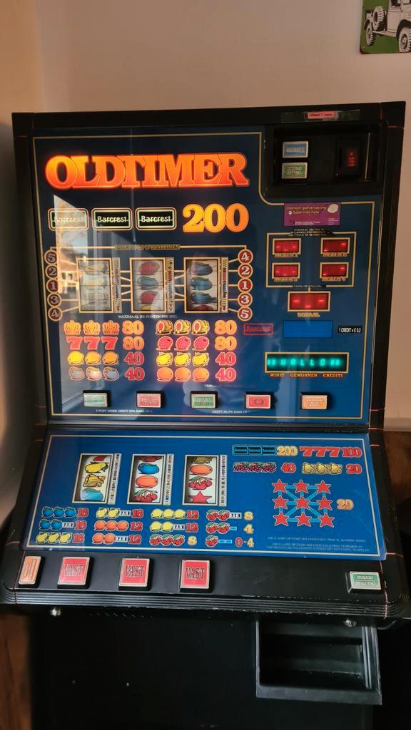 Gokkast Oldtimer, Verzamelen, Automaten | Gokkasten en Fruitautomaten, Gebruikt, Euro, Met sleutels, Ophalen