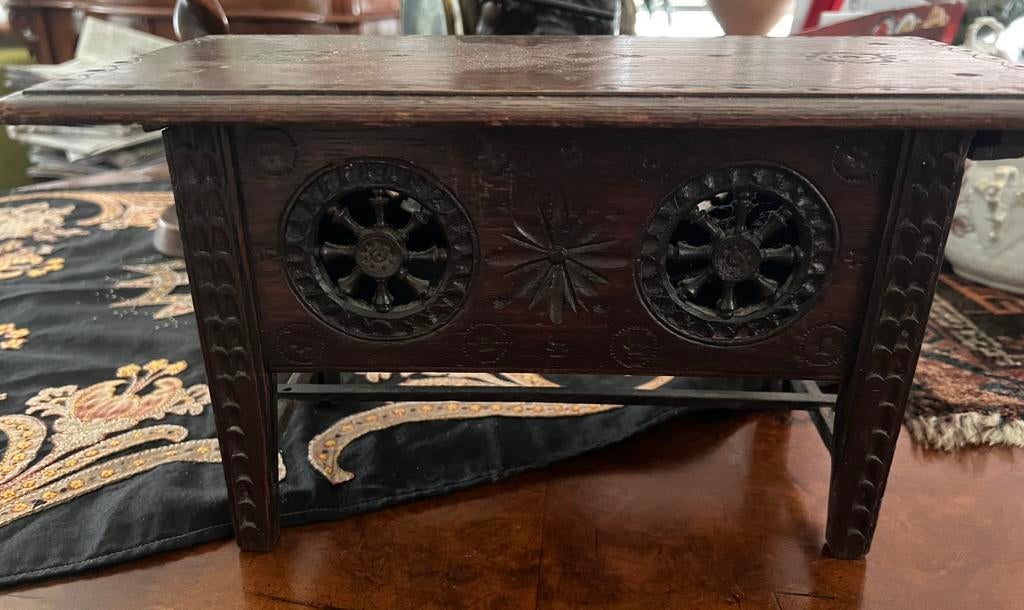 Antiek Frans sieradenkistje, Antiek en Kunst, Ophalen of Verzenden