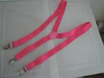 Roze bretels, Kleding | Heren, Stropdassen, Ophalen of Verzenden, Zo goed als nieuw, Roze, Effen