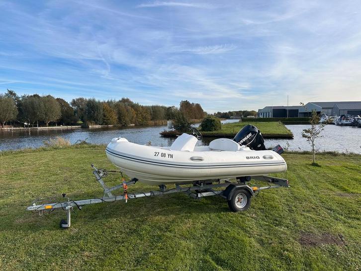 Brig eagle 360 met 30pk evinrude en trailer, Watersport en Boten, Accessoires en Onderhoud, Zo goed als nieuw, Overige typen, Ophalen