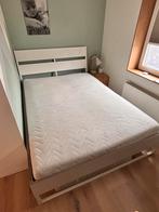 Ikea Trysil bed 140x200 + matras - Weinig gebruikt, Ophalen, Gebruikt, Wit, 140 cm