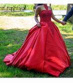 Henna jurk, Kleding | Dames, Trouwkleding en Trouwaccessoires, Ophalen, Zo goed als nieuw, Rood, Trouwjurk