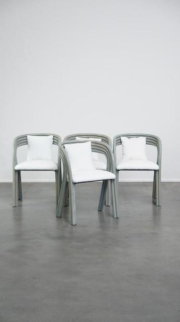 4 x Vintage design eetkamerstoel van Axel Enthoven voor Rohé beschikbaar voor biedingen