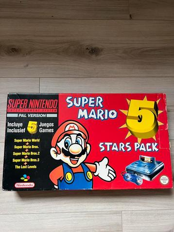 Super Mario 5 Stars Pack Snes compleet beschikbaar voor biedingen