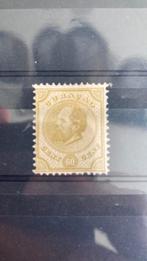 Curaçao 10 met plakker/3168, Ophalen of Verzenden