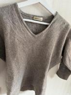 REPEAT LICHT BRUIN CASHMERE WOOL TRUI, MAAT; M, Kleding | Dames, Truien en Vesten, Bruin, Ophalen of Verzenden, Gedragen, Maat 38/40 (M)