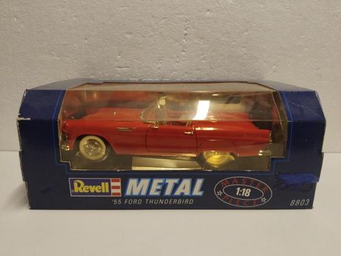 Ford Thunderbird incl dakje rood Revell metal 1:18 KRD, Hobby en Vrije tijd, Modelauto's | 1:18, Zo goed als nieuw, Auto, Revell