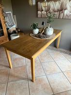 Houten tafel met lades - 200x35 cm, Ophalen, Minder dan 50 cm, Gebruikt, Rechthoekig