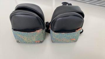Topmodel rugzak rugtas zwart glitter 2x beschikbaar voor biedingen