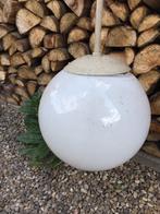 Retro Schoollamp, Ophalen, Gebruikt, Glas, Minder dan 50 cm