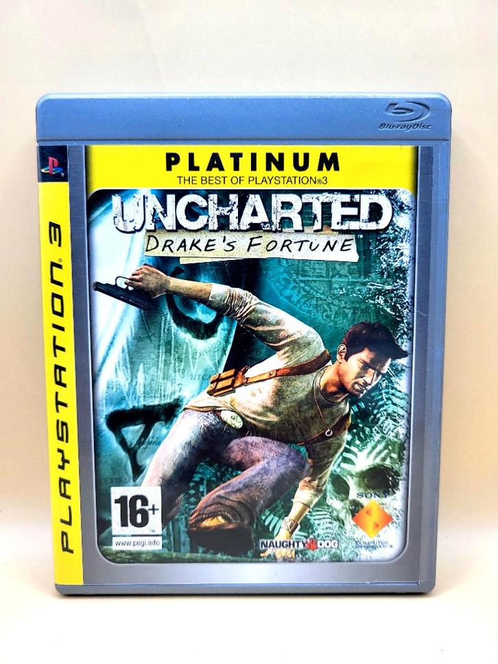Uncharted: Drake's Fortune (Platinum) - PS3, Spelcomputers en Games, Games | Sony PlayStation 3, Zo goed als nieuw, Avontuur en Actie