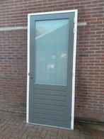 hardhouten deuren met kozijn glas en slot nieuw (nr16), Doe-het-zelf en Verbouw, Deuren en Horren, Ophalen, 80 tot 100 cm, Nieuw