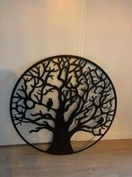 Metalen boom wanddecoratie 1 meter binnen en buiten, Ophalen, Zo goed als nieuw