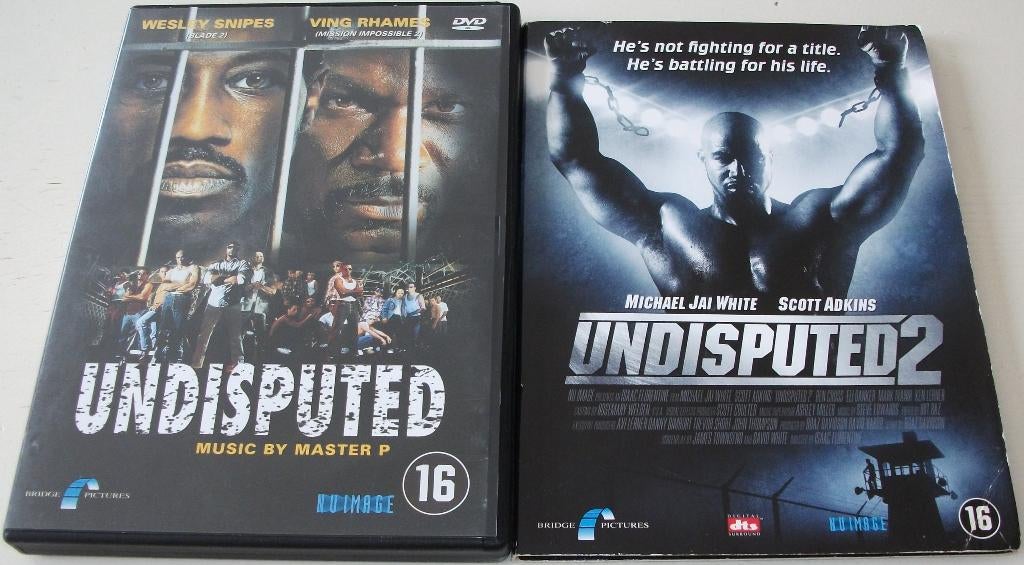Dvd *** UNDISPUTED *** Deel 1 + 2, Cd's en Dvd's, Dvd's | Actie, Vanaf 16 jaar, Ophalen of Verzenden, Zo goed als nieuw, Actie