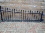 Te koop gietijzeren hekwerk. Draaipoort., Tuin en Terras, Tuinhekken en Hekwerk, Ophalen of Verzenden, Zo goed als nieuw, IJzer